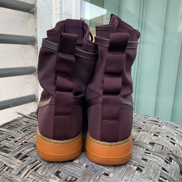 NIKE SF Air Force 1 High Deep Burgundy - Picture 8 of 8